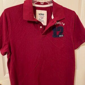 Urban Pipeline Polo Burgundy Polo Shirt.  Size X-Large.